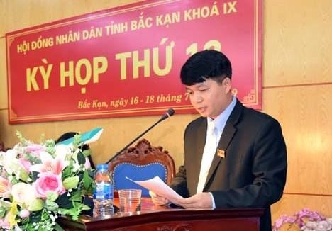 Ủy ban Thường vụ Quốc hội phê chuẩn ông Nông Quang Nhất giữ chức vụ Phó Chủ tịch HĐND tỉnh Bắc Kạn. Ảnh: VGP