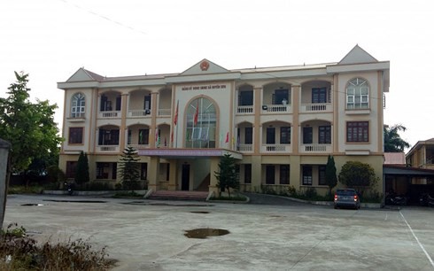 Trụ sở xã Huyền Sơn, nơi ông Vinh làm việc trước khi mất tích (ảnh Internet)