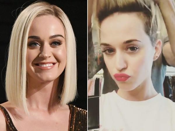 Chia tay người yêu, Katy Perry gây sốc khi cắt tóc giống hệt... Miley Cyrus