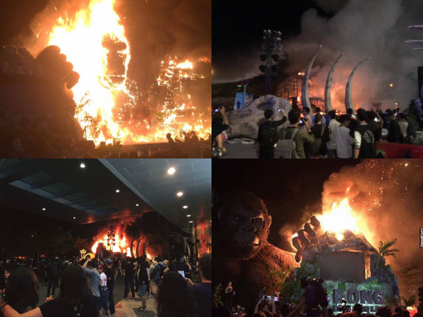 Cháy lớn ở buổi công chiếu phim bom tấn “Kong: Skull Island” tại Sài Gòn