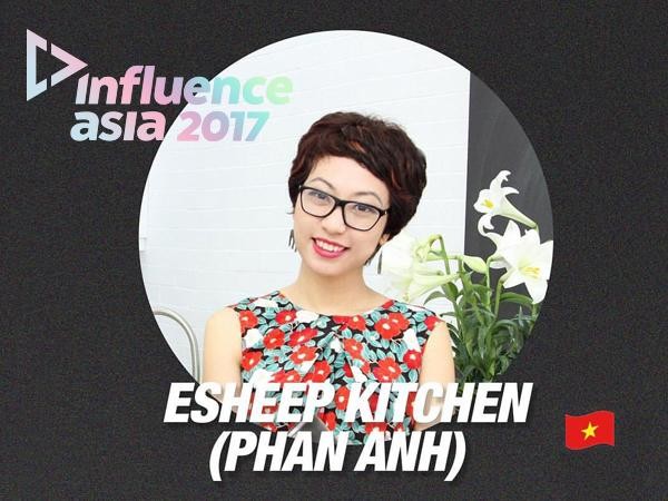 Foodblogger Phan Anh (Esheep) giành giải thưởng Influence Asia (mục Ẩm thực) 2017