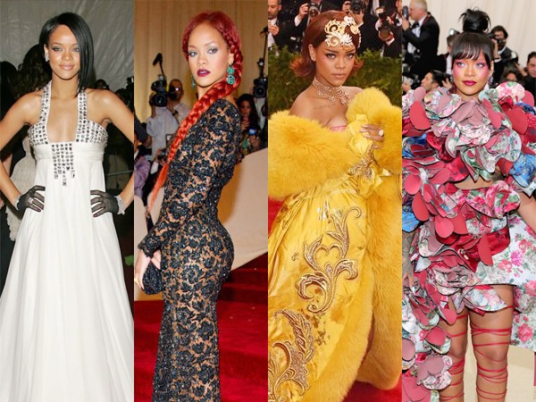 Chẳng phải tự nhiên mà Rihanna luôn được mong ngóng trên thảm đỏ Met Gala