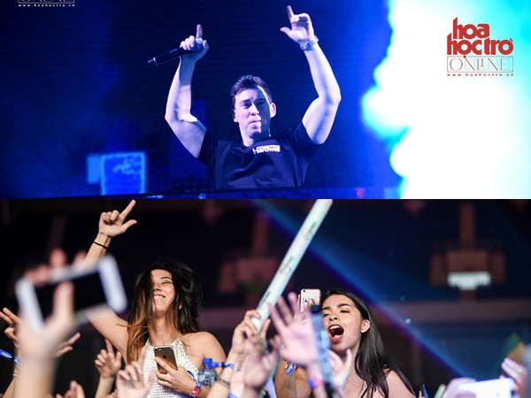 Giới trẻ Hà thành "quẩy" hết mình trong đêm nhạc điện tử cùng DJ Hardwell