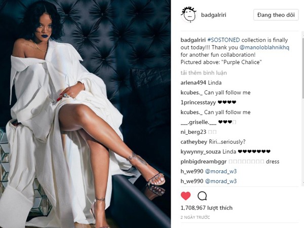HOT: Rihanna chọn thiết kế “Em hoa” của Công Trí cho chiến dịch quảng cáo BST “So Stoned”
