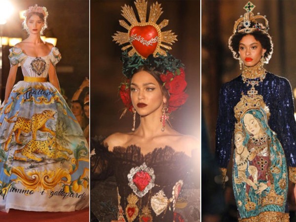 Nín thở trước những mẫu trang phục cao cấp trong show diễn "Alta Moda" của Dolce & Gabbana