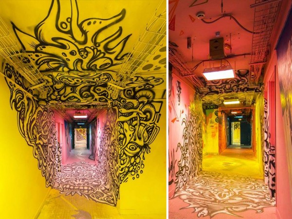 Trường đại học nhờ 100 nghệ sĩ graffiti sơn kí túc xá trước khi cải tạo, và đây là kết quả…