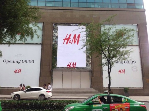 H&M lộ diện mặt tiền cửa hàng đầu tiên tại Tp.HCM, lên lịch khai trương trong tháng 9