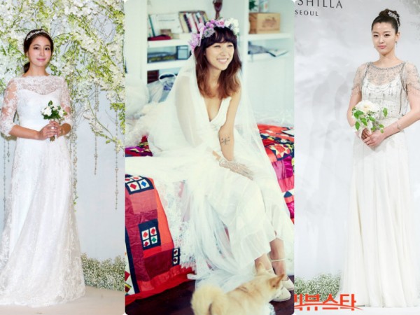 Váy cưới sao Hàn, người lộng lẫy như nữ thần, người đáng yêu như công chúa