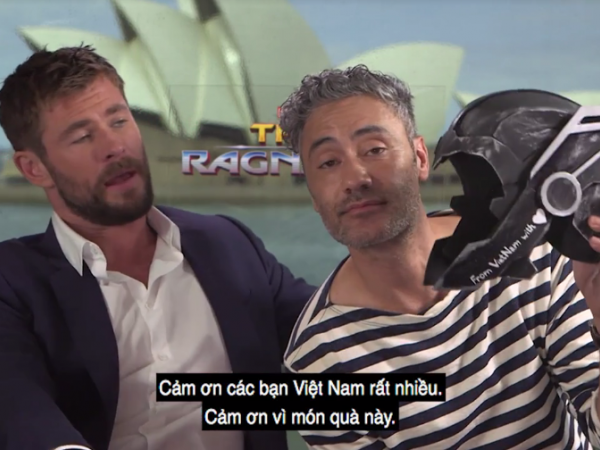 Fan sướng rơn khi Chris Hemsworth cám ơn món quà từ Việt Nam và gọi tên phim là "Thỏ" Ragnarok