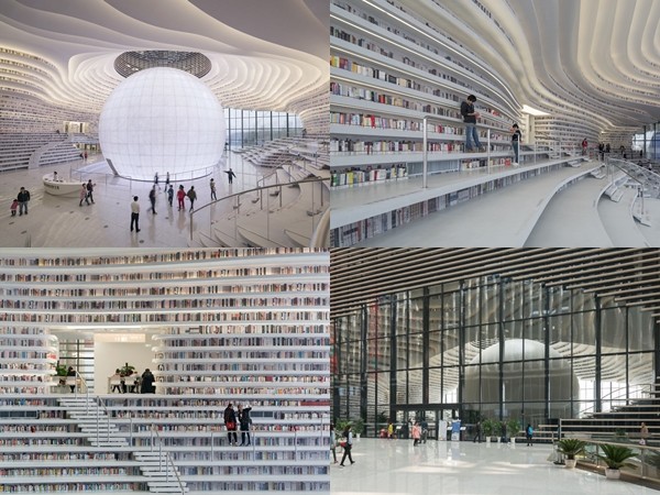 "Choáng váng" với thư viện "khổng lồ" sở hữu hơn một triệu đầu sách ở Trung Quốc
