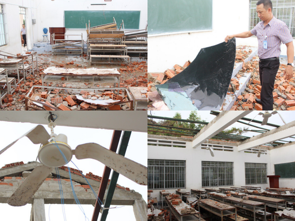 Khánh Hòa: Trường Đại học Nha Trang thiệt hại 25 tỷ đồng vì bão Damrey