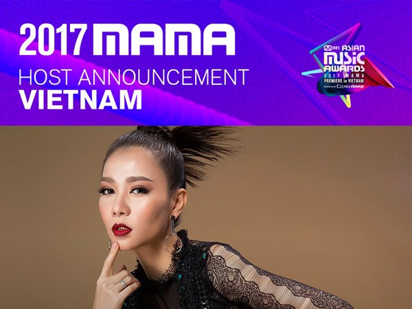 Nữ ca sĩ Thu Minh chính thức xác nhận trở thành main host của "2017 MAMA Premiere in Vietnam"
