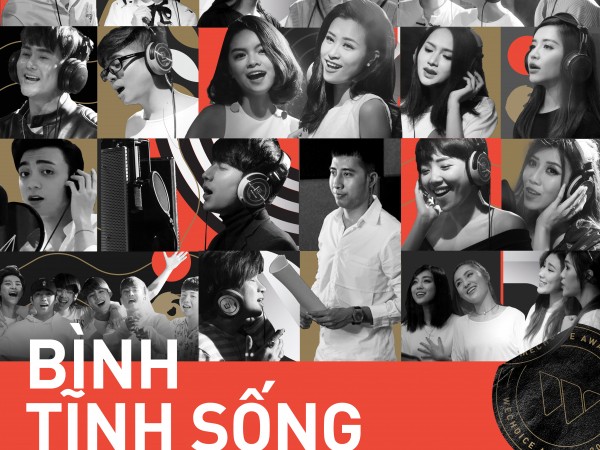 19 ca sĩ, nhóm nhạc đình đám V-Pop hòa giọng trong ca khúc chủ đề của album “Bình tĩnh sống” 