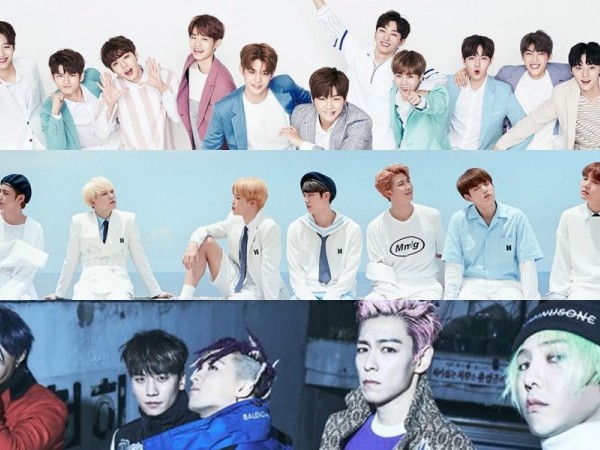 Wanna One, BTS, BIG BANG dẫn đầu BXH thương hiệu boygroup tháng 4