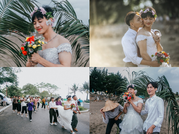 Bộ ảnh kỷ yếu "Đám cưới miền quê" của học sinh Hải Phòng khiến dân mạng thích thú