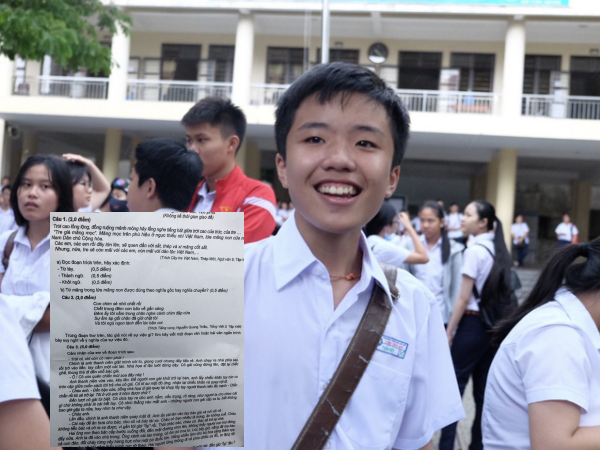 Đà Nẵng: Học sinh thi vào lớp 10 bất ngờ với đề Văn
