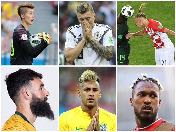 Những kiểu tóc "độc nhất vô nhị" của các cầu thủ World Cup 2018
