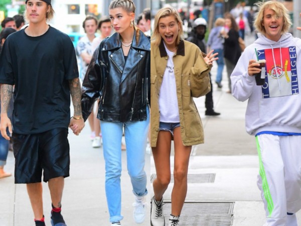 Streetstyle đồ đôi hoàn hảo của Justin Bieber và Hailey Baldwin