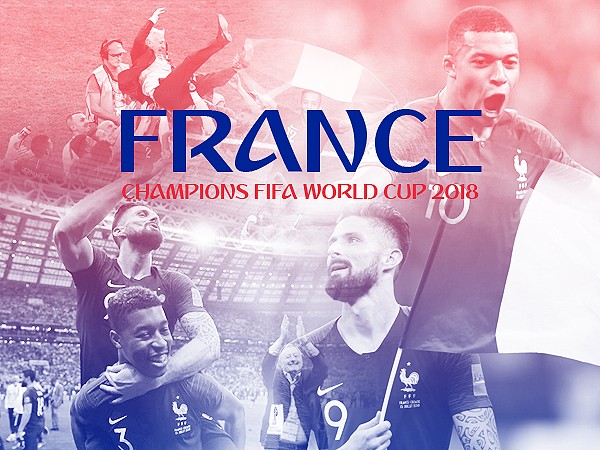 Những khoảnh khắc vui mừng tột độ của các cầu thủ Pháp trong trận chung kết World Cup 2018