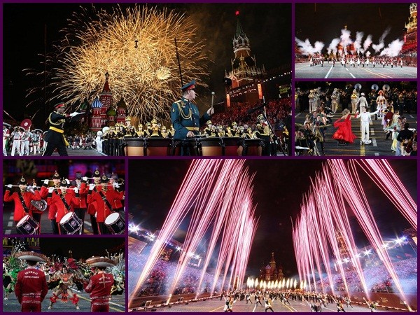 Hoành tráng Festival quân nhạc quốc tế tại Quảng trường Đỏ của Nga