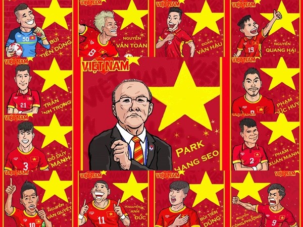 Bộ tranh chân dung Olympic Việt Nam “gây bão” trên mạng xã hội