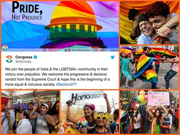 Ấn Độ: chính thức bỏ hình sự hóa đồng tính khỏi luật pháp, cộng đồng LGBT xuống đường ăn mừng