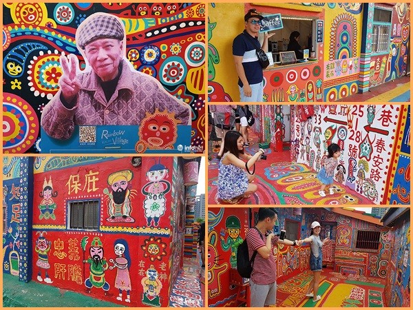 Những bức bích họa cứu “Làng Cầu Vồng” ở Đài Loan khỏi bị xoá xổ!