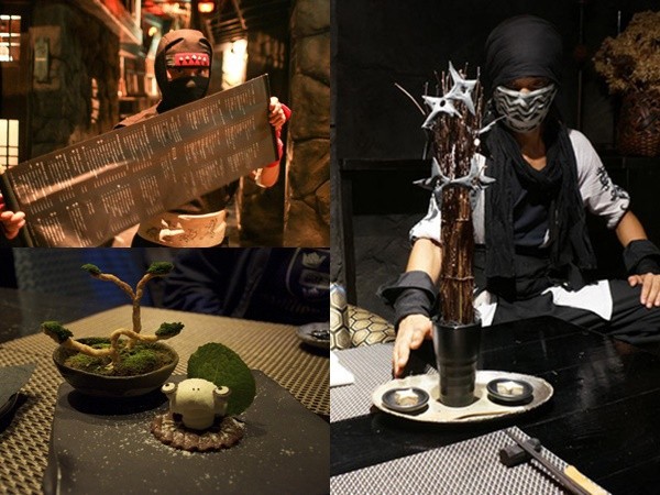Trải nghiệm ẩm thực độc đáo tại nhà hàng “ninja” của Nhật Bản