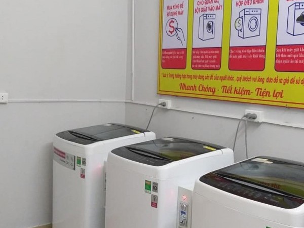 Trường Đại học hào phóng - sắm hẳn máy giặt, sấy phục vụ sinh viên ở ký túc xá