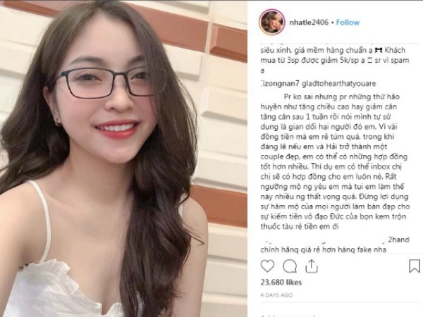 Dân mạng đòi "tẩy chay" bạn gái Quang Hải vì PR sản phẩm "không có tâm"