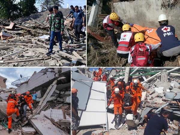 Indonesia chạy đua thời gian giải cứu nạn nhân thảm họa kép