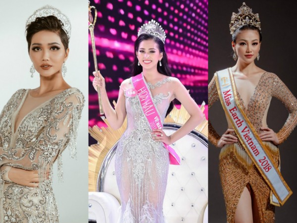 Năm đại diện nhan sắc Việt Nam tại các "đấu trường" lớn nhất hành tinh năm 2018