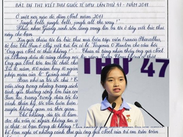 Cuộc thi viết thư UPU lần 47: Teen Hải Dương xuất sắc giành Huy chương Đồng quốc tế