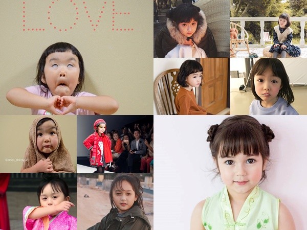 Vẻ đáng yêu của 5 bé gái nổi tiếng châu Á
