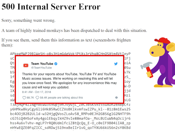 Đã tìm ra nguyên nhân YouTube bị "treo" gần hai giờ liên tục