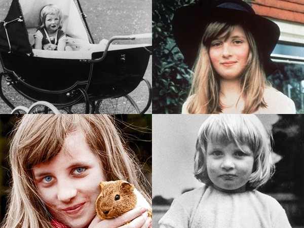 Hé lộ những bức ảnh hiếm thời thơ ấu của Công nương Diana
