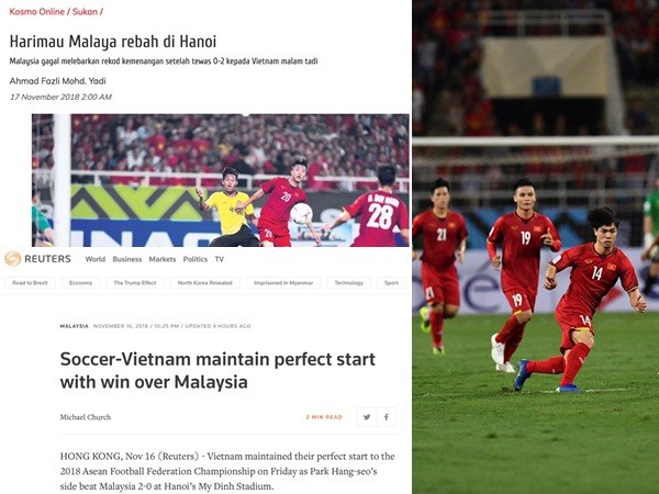 Báo chí châu Á: ĐT Việt Nam thắng thuyết phục khi đấu trí với Malaysia