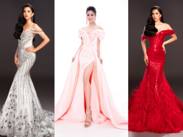 Lộ diện bốn chiếc đầm dạ hội đúng chuẩn “Beauty Queen” Hoa hậu Tiểu Vy mang đến Miss World 2018