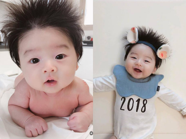 Cậu bé Hàn Quốc "đốn tim" dân mạng vì mái tóc chôm chôm quá đáng yêu