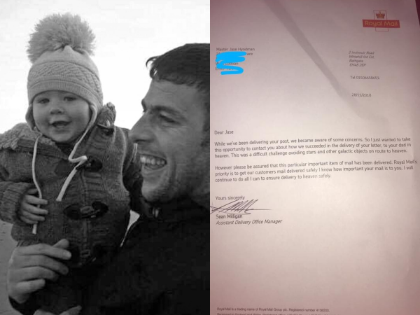 Cậu bé viết thư gửi đến thiên đường mừng sinh nhật bố, lời hồi đáp khiến nhiều người rơi nước mắt