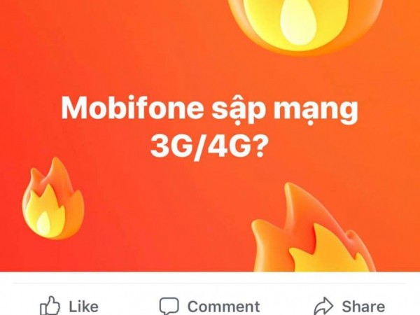 Nhiều khách hàng than phiền không thể sử dụng mạng 3G, 4G của Mobifone