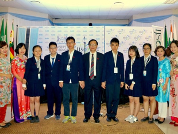 Học sinh Hà Nội có số huy chương cao kỷ lục tại Kỳ thi Khoa học trẻ quốc tế 2018