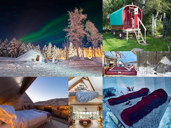 Lều tuyết, cabin không mái và 10 nơi ở khác lạ trên thế giới
