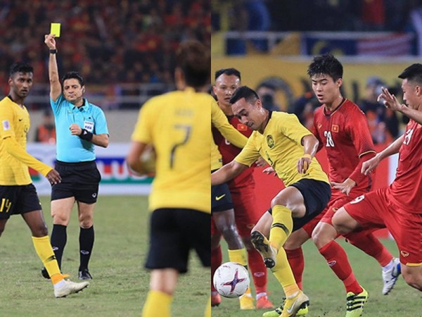 Đối thủ đá rát và không ngại tiểu xảo, “mưa” thẻ vàng xuất hiện trong trận CK Việt Nam - Malaysia