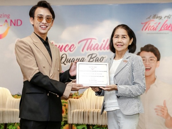 MC Quang Bảo được chọn trở thành Đại sứ du lịch Thái Lan 2019 tại Việt Nam 