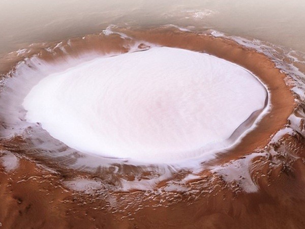 “Giáng sinh trắng” kỳ diệu trên sao Hỏa