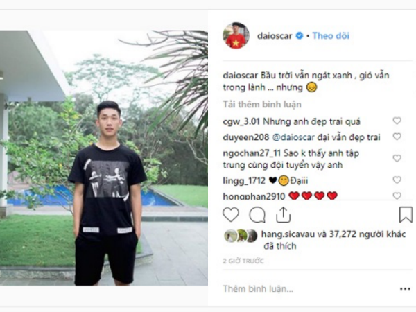 Ngày vui của các cầu thủ tuyển Việt Nam lại có một người đăng status buồn thế này đây