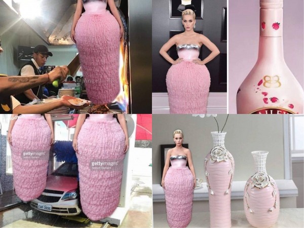Trắng tay ở Grammy nhưng Katy Perry lại “bội thu” ảnh chế với chiếc váy thảm họa đây này!