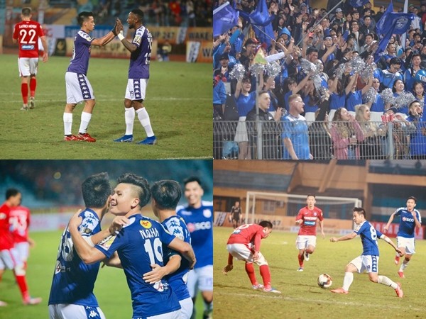 Hơn nửa đội hình là "người quen" của tuyển quốc gia, Hà Nội FC giành chiến thắng đầu tại V.League 2019