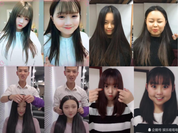 Loạt ảnh gây sốc của những cô gái má bánh bao khi vén tóc: "Úm ba la" biến thành V-line